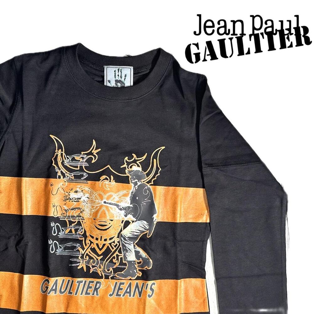 BNTW Jean Paul Gaultier Devil Cowboy Black and Orange Long Sleeve - Size M/L